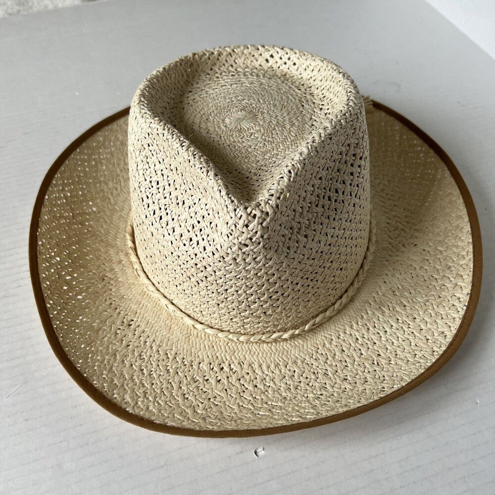 Freya Palm Sz L Hat UPF 50 Handmade Natural 100% Straw NWT Great gift - Picture 2 of 9